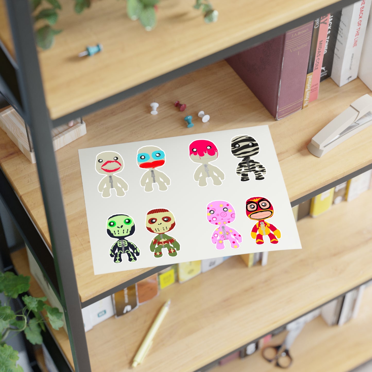costume sticker pack