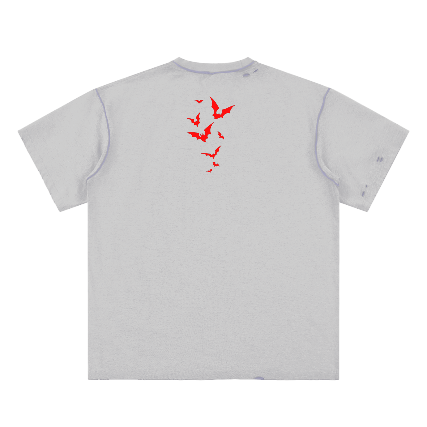 Hand-frayed Reversible T-shirt