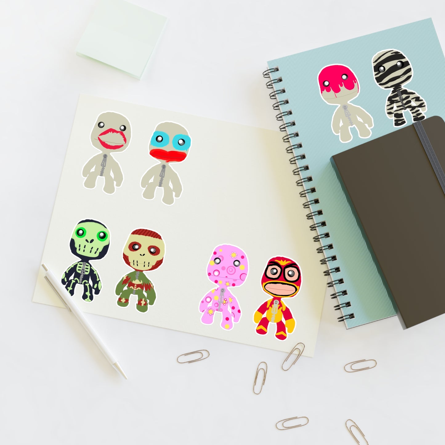 costume sticker pack