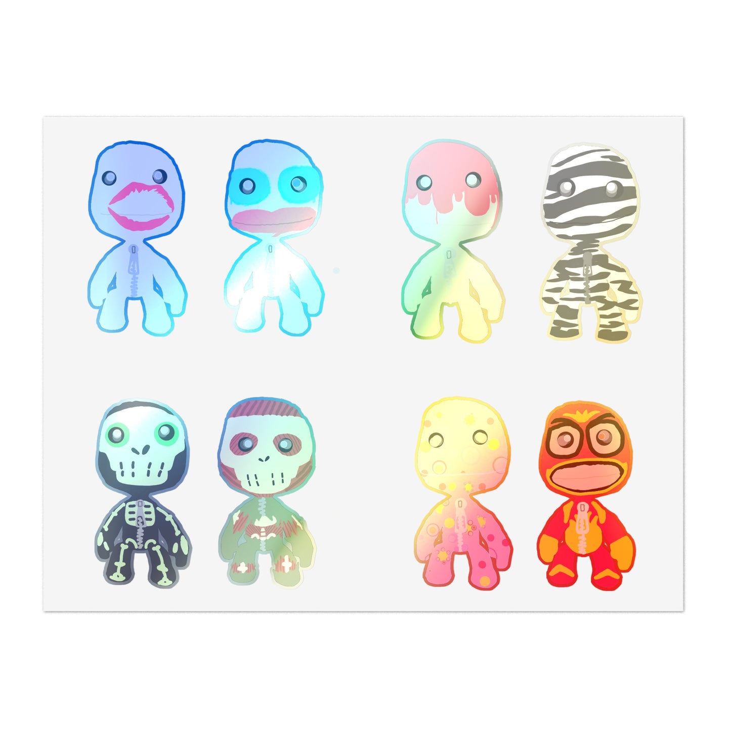 costume sticker pack