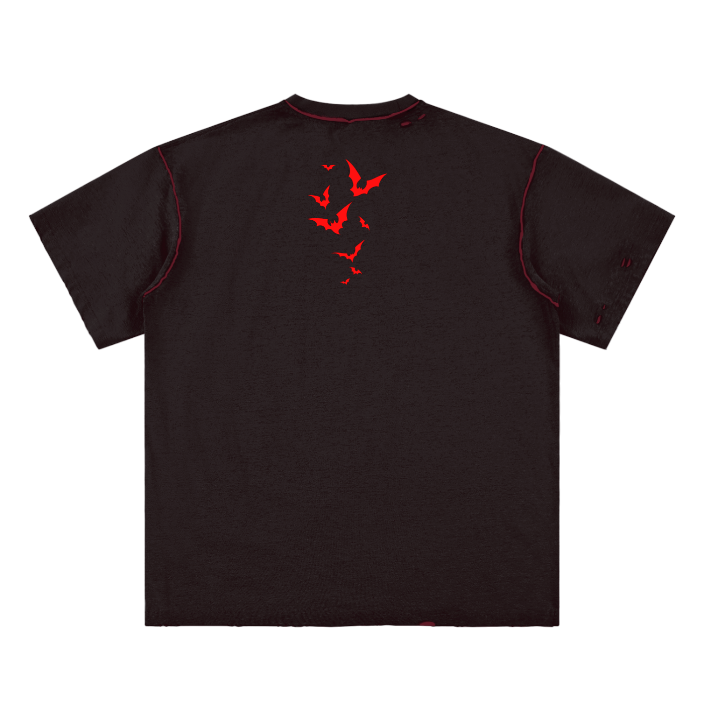 Hand-frayed Reversible T-shirt